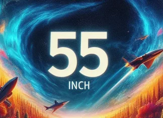 Dimensiones de un televisor de 55 pulgadas