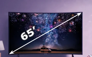 Qual è la larghezza di una TV da 65 pollici? : dimensioni della TV da 65 pollici